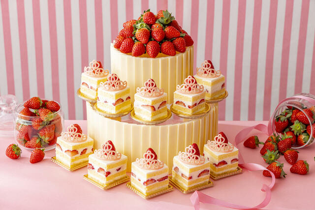 「いちごとミルクのプレシャス・マリアージュ」<期間:2026年1月5日〜2月28日>【“ブランドいちご”と“ローストビーフ”を楽しむ冬の贅沢ビュッフェ開催!「ヒルトン成田」で華やかな冬の食体験!】