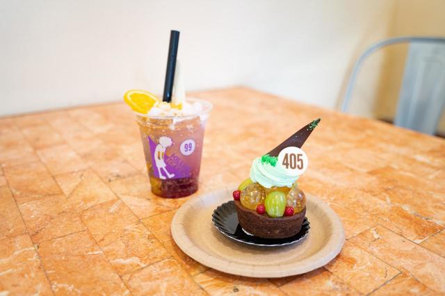 キルア×ソーダ×グレープフレーバー 650円、ゴン×ケーキ×チョコ 850円