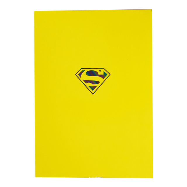 SUPERMAN  B6 ノート Neon Yellow 550円