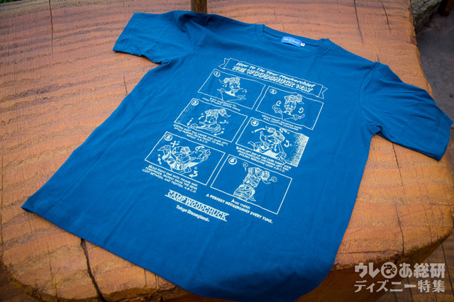 Tシャツ（1,900円）｜キャンプ・ウッドチャック｜東京ディズニーランド
