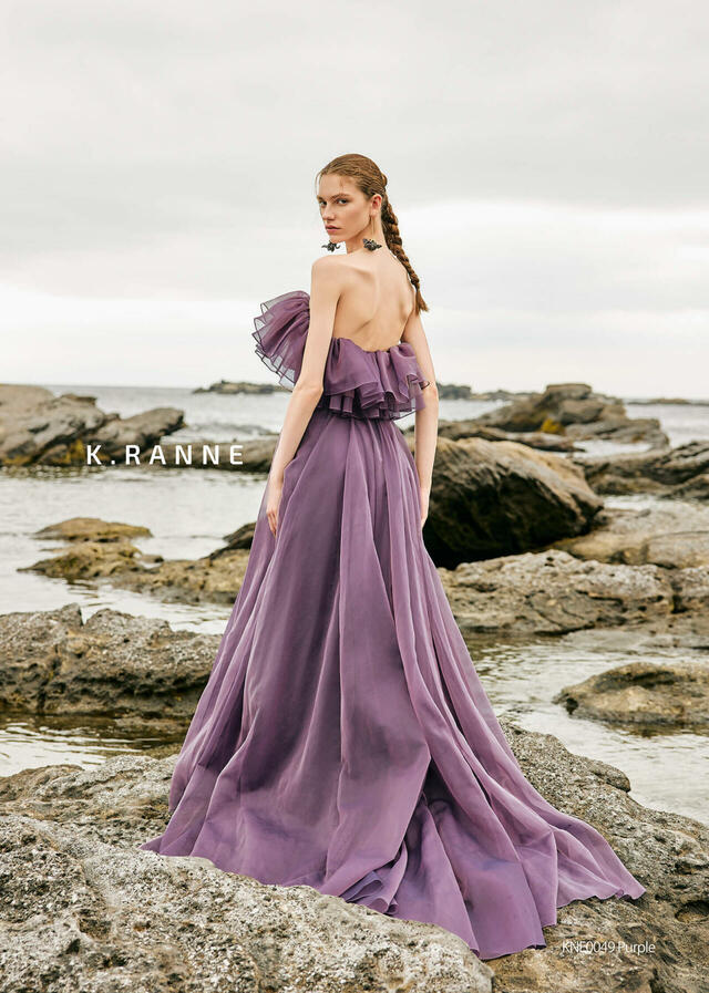 クラウディア|「K.RANNE-クランネ-」新作ウェディングドレス|KNE0049_purple