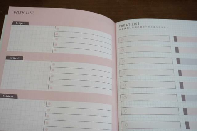 【MY PLAN】やりたいことや目標を書き込むスペース