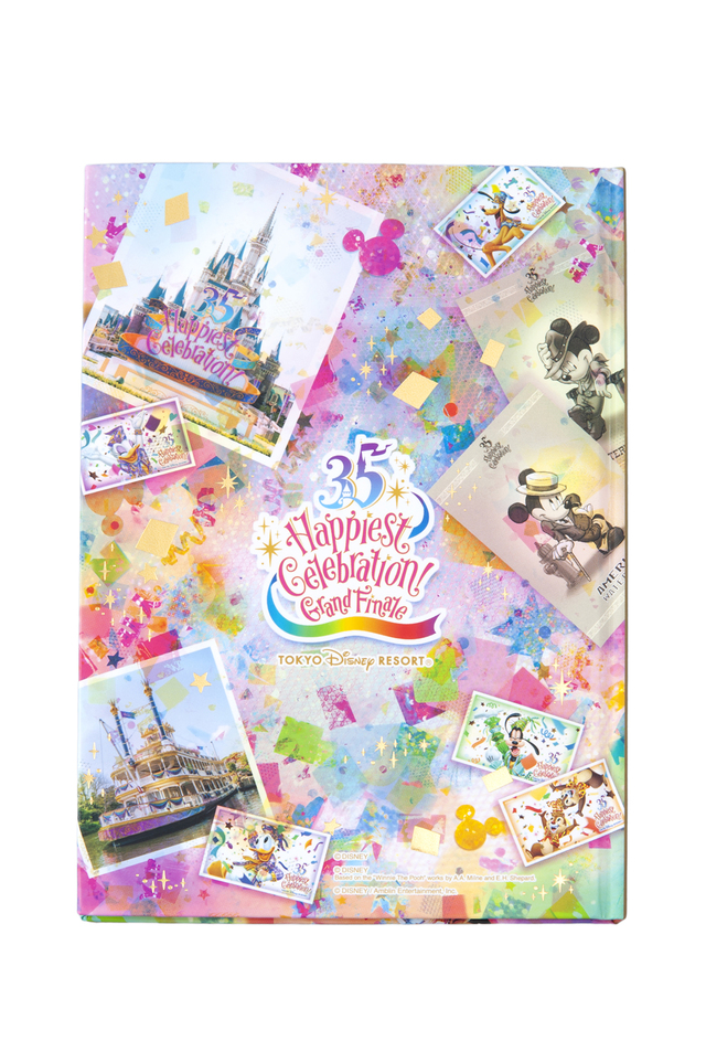 ノート 1,500円｜縦約19×横約13.5×厚さ約1.5cm｜東京ディズニーランド「グランドエンポーリアム」、東京ディズニーシー「エンポーリオ」｜東京ディズニーリゾート35周年グランドフィナーレ