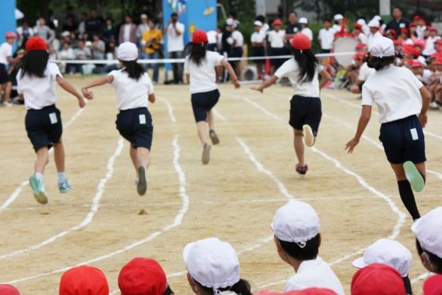 運動会 手つなぎゴール