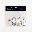 【ミッフィー】クリアステッカーセット （miffy）495円