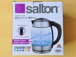 【シナジートレーディング サルトン 温度コントロール機能付 電気ケトル 1.7L 1個 4280円】LEDランプの色で水温がわかる画期的な一品