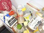 【BEFORE・使用前】冷蔵庫が小さく、調味料が全て収まっていない状態です