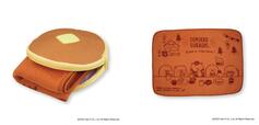 「ホットケーキ型ケース付きブランケット」＜価格：4,800円（税込）＞【刺繍入り“すみっコぐらしトートバッグ”が大人可愛い♪「すみっコぐらし×珈琲館 ハッピーバッグ」が数量限定で販売！】　　