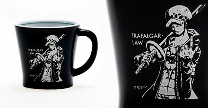 ワンピース 有田焼 木版画調で描かれた ロー デザインのマグカップ発売 Medery Character S