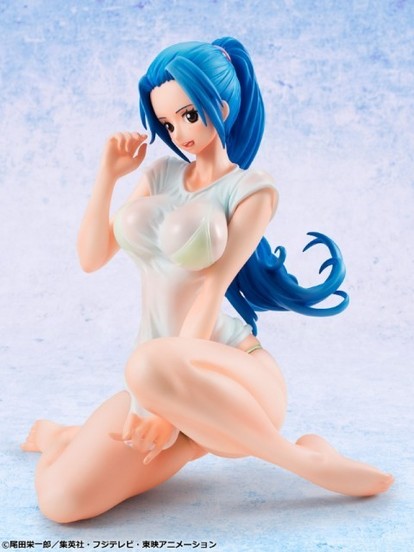 濡れ 透け 破れ One Piece ビビ ハンコックが大胆コスチュームでフィギュア化 Medery Character S