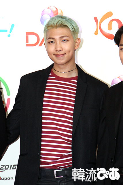 防弾少年団RAP MONSTER　フォトセッション　4月24日＠千葉・幕張メッセ「Power of K 2016～Korea TV Fes in Japan」　©Digital Adventure