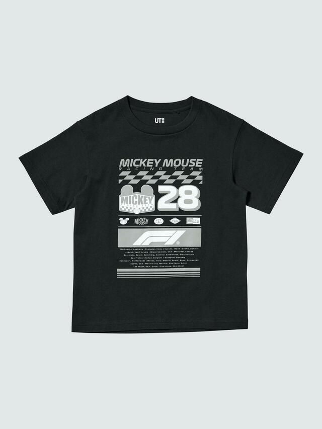 ユニクロ ディズニー×F1 UTグラフィックTシャツ 990円