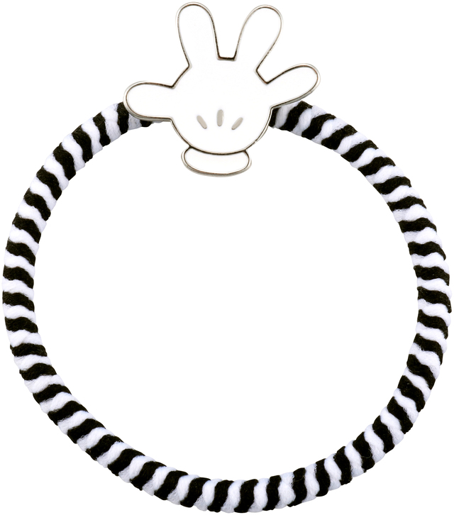 ヘアポニー　ミッキーハンド