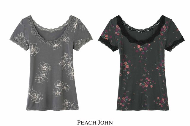 【PEACH JOHN】「PJ UNDER It's モイスティ」半袖:価格:2,508円(税込)