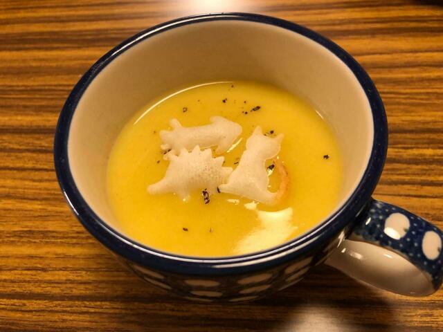 スープに浮かべてクルトン風に