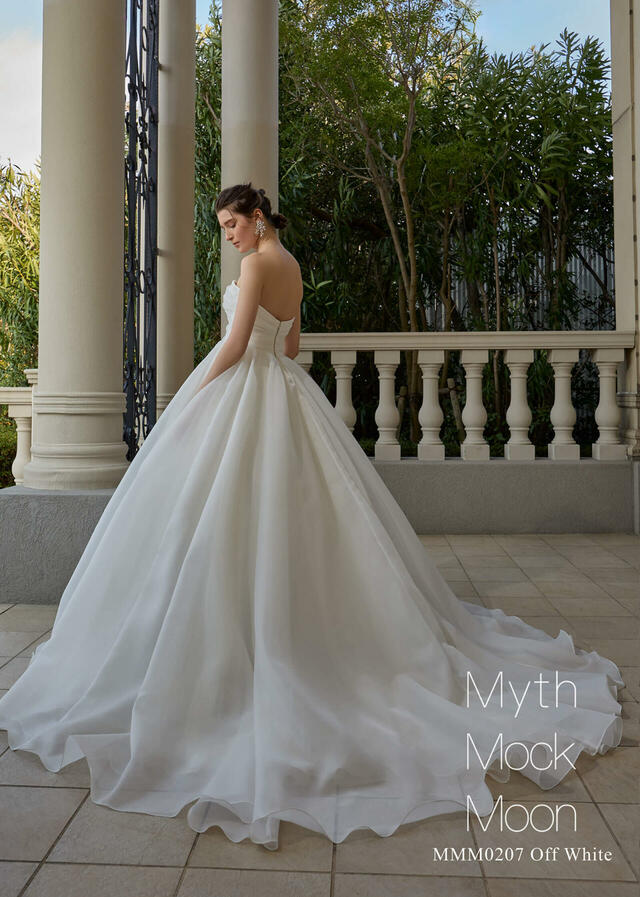 【クラウディア】Myth Mock Moon(ミスモックムーン)新作ウェディングドレス|MMM0207_OffWhite