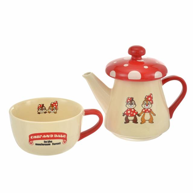 チップ＆デール ティーポット・マグカップ Mushroom Forest 3,960円