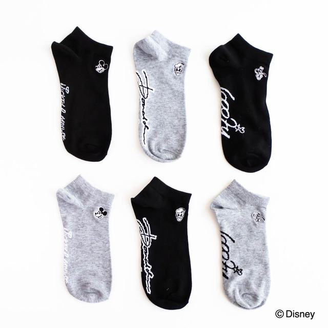 ポイント刺繍靴下 各330円｜キャンドゥオリジナル/ディズニーグッズ第3弾