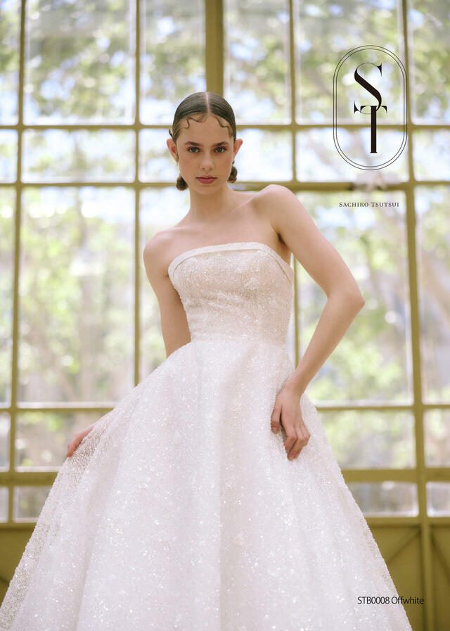 クラウディア|「ST(サチコツツイ)」新作ウェディングドレス|STB0008_Offwhite