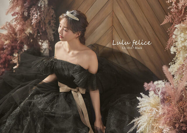 クラウディア「Lulu felice(ルル・フェリーチェ)」新作ウェディングドレス LU-0167_Black