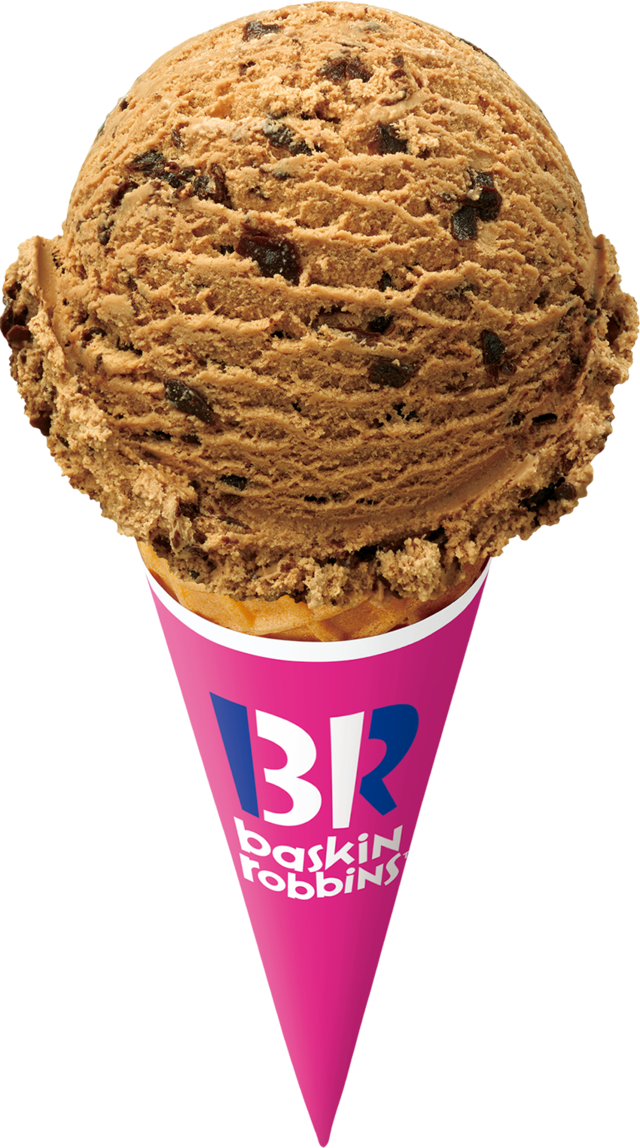 【サーティワン 人気フレーバーランキング 8位】「チョップドチョコレート」390円（税込）