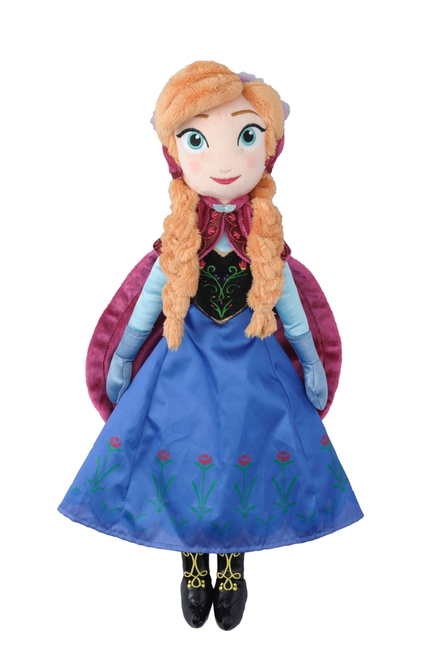 ぬいぐるみ（アナ）¥3,500 ※高さ約43cm｜東京ディズニーランド「アナとエルサのフローズンファンタジー」（2017年）スペシャルグッズ