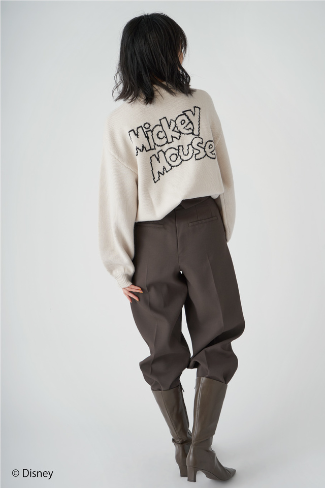SNIDEL/Mickey&Minnie/ バリエーションオーバーニット ¥17,200
