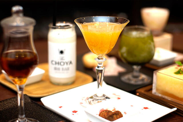「The CHOYA（ザ チョーヤ）銀座BAR」【梅酒カクテル専門店「The CHOYA 銀座BAR」で“リプトンコラボの梅プリン”販売中！コラボカクテルも楽しめる「アフタヌーンティー＆ハイティー」も開催！】