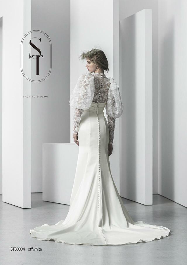 「ST」新作ウェディングドレス　STB0004_Offwhite