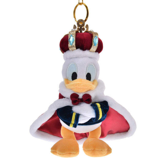 ドナルド ぬいぐるみキーホルダー・キーチェーン DONALD THE KING BIRTHDAY 3,000円