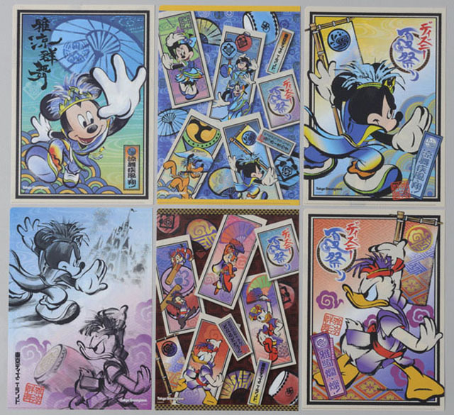 クリアホルダーセット／2015年 東京ディズニーランド「ディズニー夏祭り」スペシャルグッズ ※7月8日(水)から先行販売予定