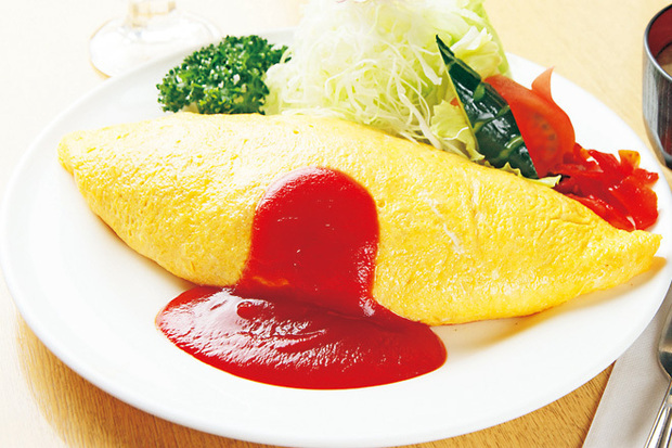 レストラン シラツユ レストラン シラツユ＊オムライス—900円 ※ランチC……なめらかな卵としっかり味付けされたケチャップライスが互いのおいしさを引き立て合う。