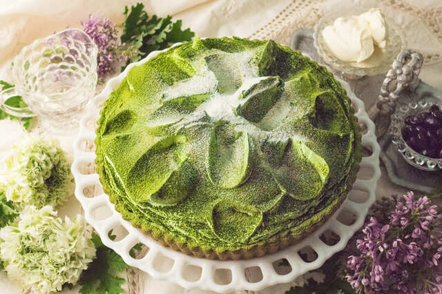 【キル フェ ボン】「抹茶のティラミス」piece ¥896 / whole (25cm) ¥10,756 販売期間:3/16(月)~4/14(火)の販売予定