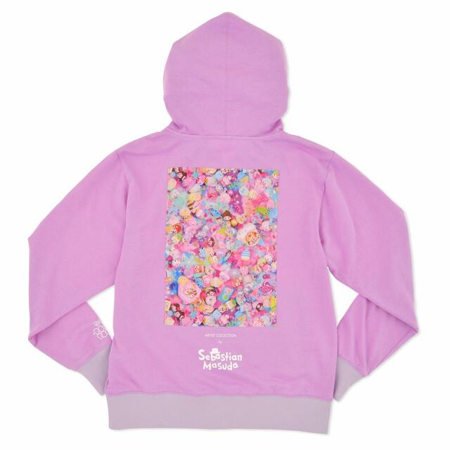 ツムツム ディズニーキャラクター 長袖パーカー DISNEY ARTIST COLLECTION by Sebastian Masuda 8,800円