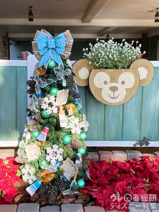 ダッフィーたちのクリスマスツリー