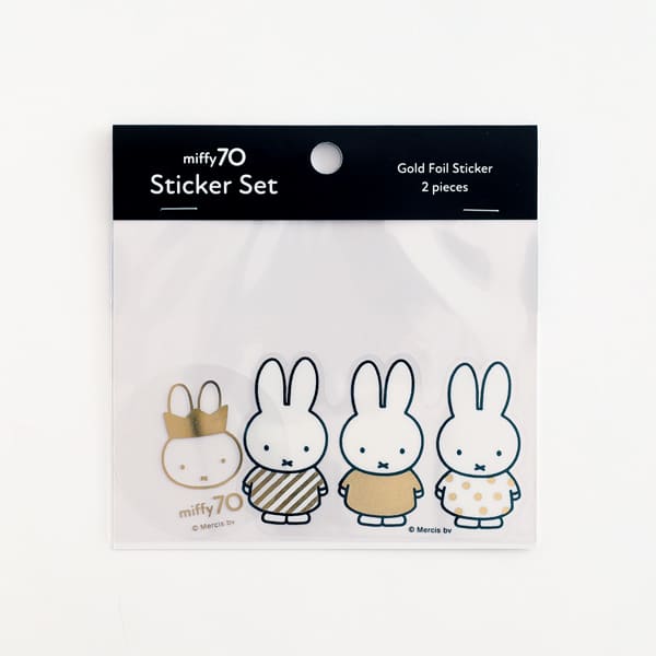 【ミッフィー】クリアステッカーセット （miffy）495円