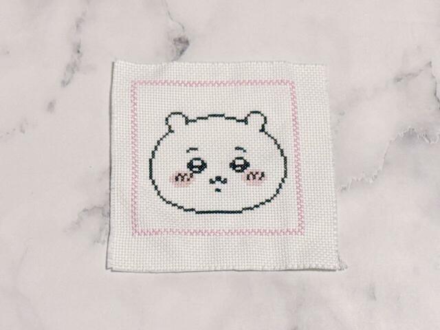 刺繍が完成しました！