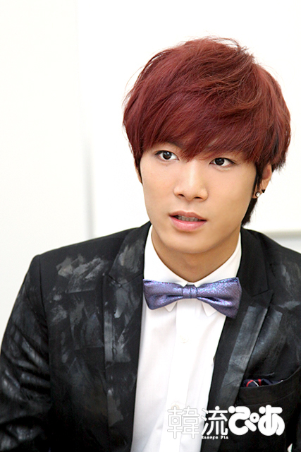 NU’EST・JR＠「韓流ぴあ」取材の様子