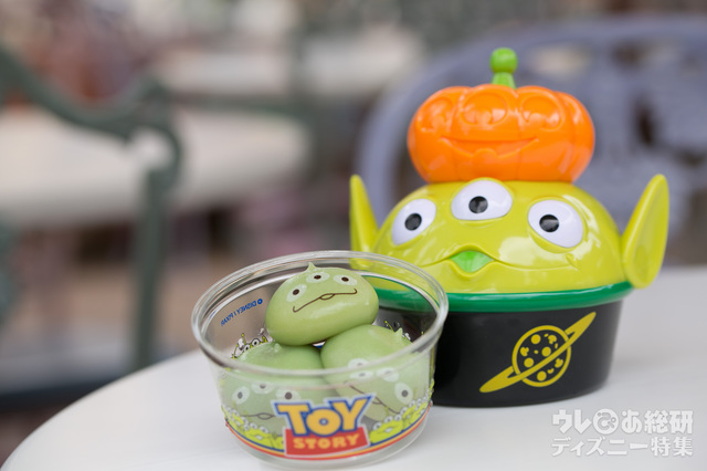 リトルグリーンまん、スーベニアケース付き｜東京ディズニーランド「ディズニー・ハロウィーン」2016
