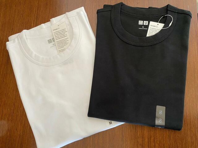 【UNIQLO U クルーネックT】カラーはホワイト、ダークグレー、ブラック、ピンク、ベージュ、ブラウン、イエロー、グリーン、ネイビー、パープルの10色！