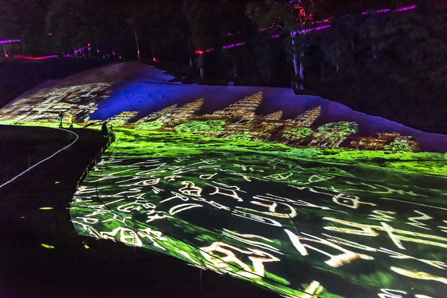 アパリゾート上越妙高「アパリュージョン2019」プロジェクションマッピング