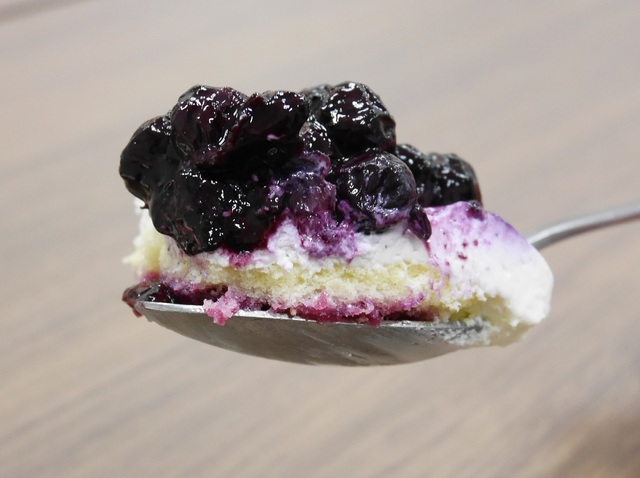リコッタとマスカルポーネのブルーベリーチーズケーキ