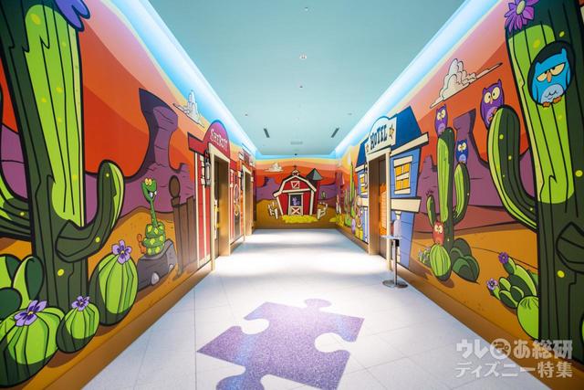 東京ディズニーリゾート・トイ・ストーリーホテル「エレベーターホール」