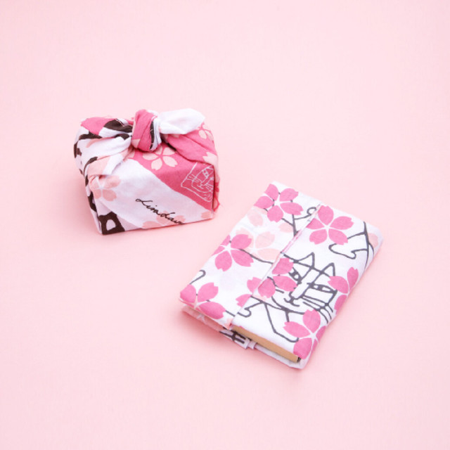 【リサ・ラーソンの桜アイテム】桜の捺染てぬぐい