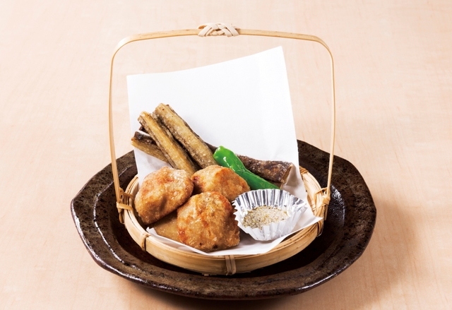 里芋とごぼうの唐揚