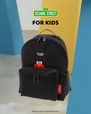 【セサミストリート】「KIDDIE BIG APPLE BACKPACK (SM) 500D CORDURA SESAME ST」¥13,200(W27×H35×D16cm)※FOR KIDS