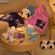 【SNOOPY IS THE CHERRY ON TOP！】「セットアップルームウエア ネイビー」6,930円、「ゆたんぽ 毛布」7,480円、「バブルボアブランケット」2,200円、「ライティングアクリルボード」3,520円、「ロングポーチ」2,640円