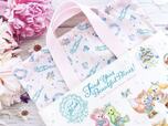 巾着には「花冠」や「ブルーフォレスト」も描かれています