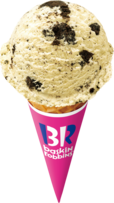 【サーティワンの人気フレーバーランキング 6位】「クッキーアンドクリーム」シングル・レギュラーサイズ420円(税込)