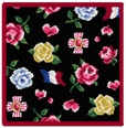 『FEILER ハンカチVERSAILLES ROSE CHARMS』（価格：2,970円/税込）